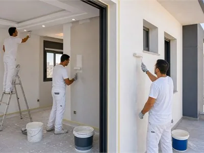Travaux de peinture intérieure et extérieure
